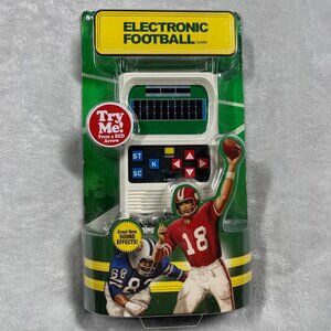 Basic Fun: Electronic Football Handheld Game NEW‎ SEALED RETRO STYLE GAMING